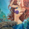 Underwater mural mermaid