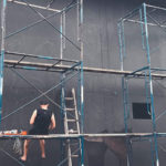 Giant elalephant mural outline