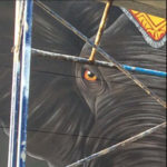 elephants eye mural