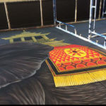 large scale wall mural