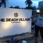 Beach Village sign