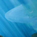 shark outline for mural