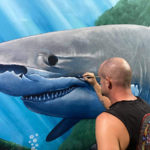 christopher thomas painting shark