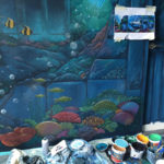 sea wall mural