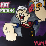 Zombie popeye art