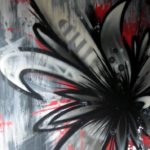 abstract flower art