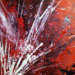 red black splash
