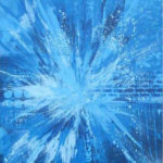 blue splash canvas