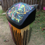 colourful bin