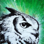 owl canvas art