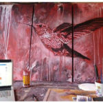 humming bird canvas
