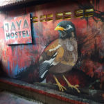 jaya hostel bird mural