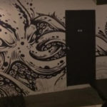 giant squid mural