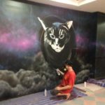painting cats mural