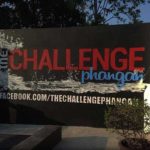 the challenge signage