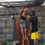 hostel painting jungle building mural