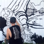 painting goodtime hostel parrot