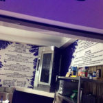 restaurant menu mural