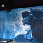 laughing horse mural