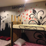 london wall mural
