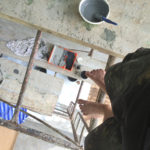 painting at height