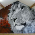 big reds lion