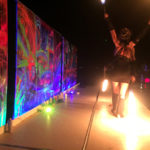 fire dance mural