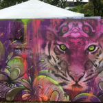 W hotel tiger festival mural