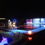 W hotel live mural painting