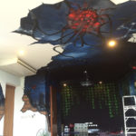 alien invasion full room mural