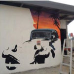 outline car wall mural