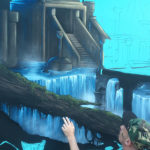 christopher thomas painting temple mural