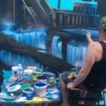 painting fantasy wall mural