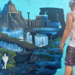 christopher thomas temple wall mural