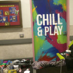 W hotel mural chill play painted door