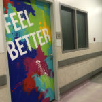 W hotel mural feel better painted door