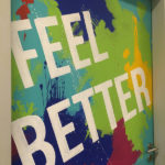 W hotel mural feel better painted door