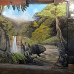 nature jungle mural