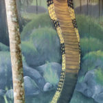 snake mural