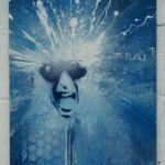 blue face art