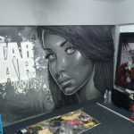 Star Lab studio mural