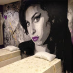 Amy Winehouse wall mural