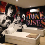 stone roses wall mural