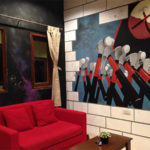 Pink Floyd hammers wall mural