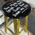 laugh so hard stool