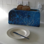 blue toaster