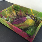 painted bird tray
