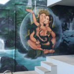 mystical couple mural