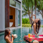 W Hotels poolside food tray