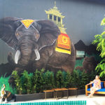 elephant mural